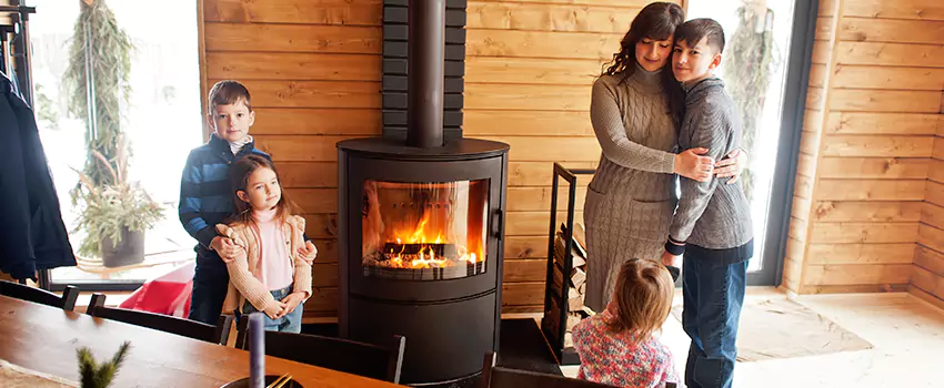 Morso Cast Iron Fireplace Insert Installation in Pendleton, Oregon