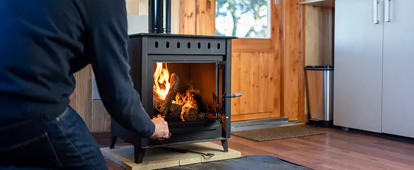 Open Hearth Wood Fireplace Installation in Pendleton, OR
